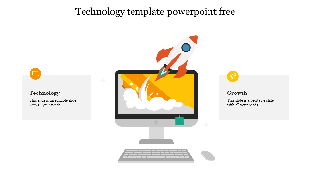 technology template powerpoint free